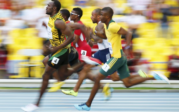 usain bolt semifinal dos 200m mundial de atletismo moscou (Foto: Reuters)