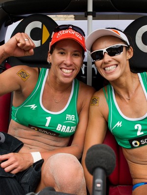 talita e taiana campeãs grand slam de berlim volei de praia (Foto: FIVB)