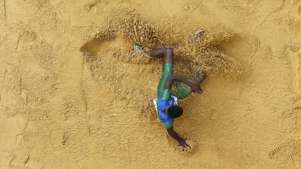 Mauro Vinicius da Silva, o Duda, Mundial de Atletismo em Moscou (Foto: Reuters)