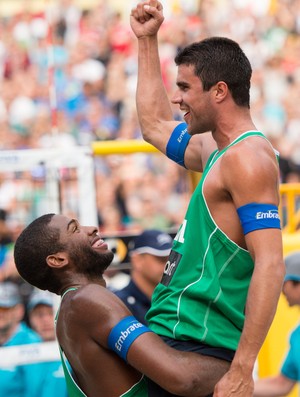 vitor felipe, vôlei de praia, grand slam de berlim, circuito mundial de vôlei de praia, (Foto: Divulgação / FIVB)