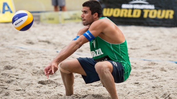 vitor felipe, vôlei de praia, grand slam de berlim, circuito mundial de vôlei de praia, (Foto: Divulgação / FIVB)