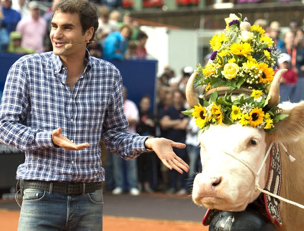 Tênis Federer Gstaad (Foto: Agência EFE)