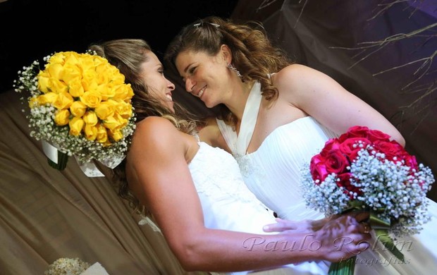 casamento lili e larissa volei de praia (Foto: Reprodução/Facebook)