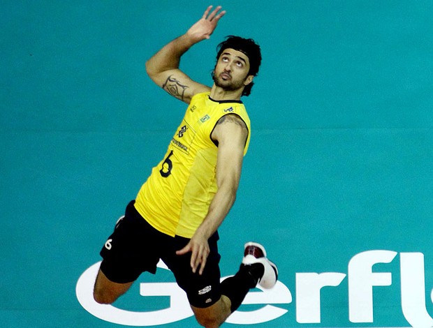 vôlei leandro vissotto brasil e bulgário liga mundial (Foto: FIVB)