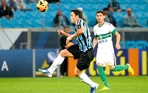 Kleber jogo Grêmio contra Coritiba (Foto: Lucas Uebel / Site Oficial do Grêmio)