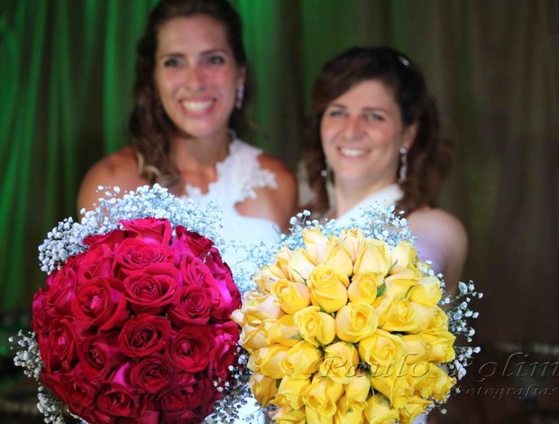 casamento lili e larissa volei de praia (Foto: Reprodução/Facebook)