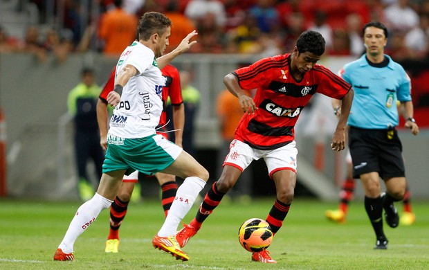 Ferdinando e Gabriel, Flamengo x Portuguesa (Foto: Adalberto Marques/Agência Estado)