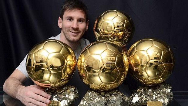 messi bola de ouro (Foto: Reprodução L'Equipe)