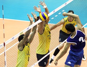 Vôlei Brasil e Paraguai Sul-Americano Masculino (Foto: Alexandre Arruda / CBV)