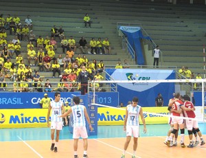 Argentina e Chile sul-americano de vôlei (Foto: Gabriel Fricke)