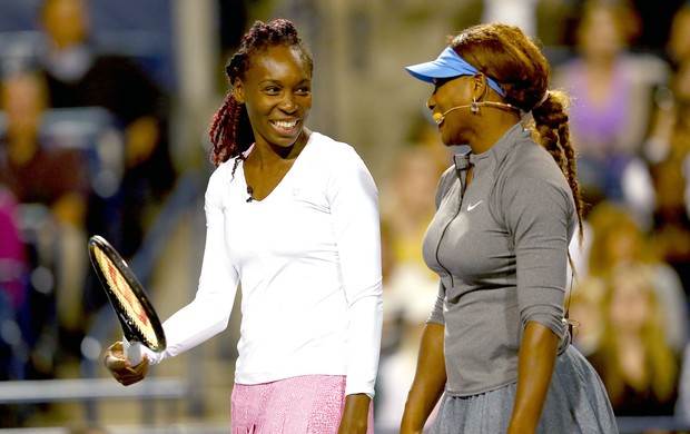 Venus Williams e Serena Williams partida tênis (Foto: Getty Images)