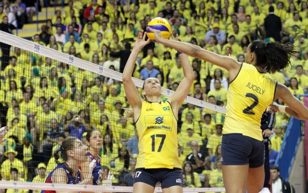 Fabíola seleção vôlei Grand Prix (Foto: Alexandre Arruda/CBV)