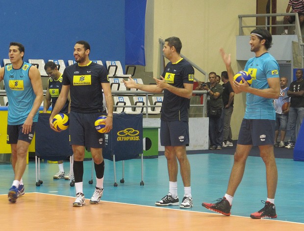 seleção brasileira de volei em cabo frio (Foto: Gabriel Fricke)