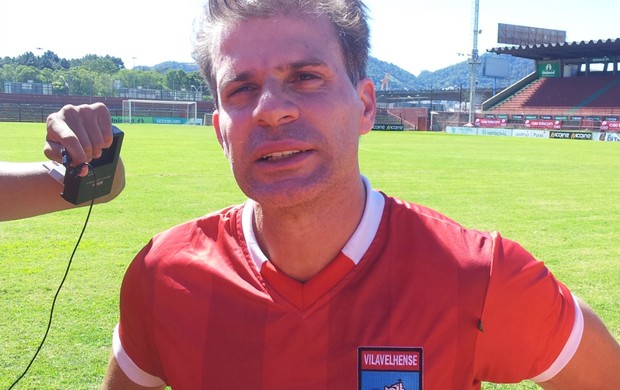 Túlio Maravilha, atacante da Vilavelhense (Foto: Eduardo Dias/Globoesporte.com)