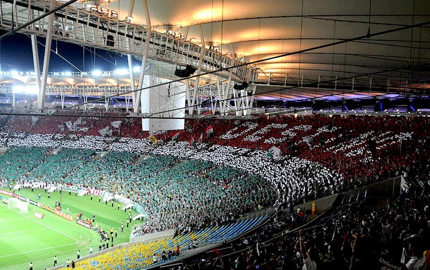 mosaico torcida fluminense é o destino (Foto: André Durão / Globoesporte.com)