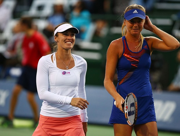 Martina Hingis e Daniela Hantuchova (Foto: EFE)