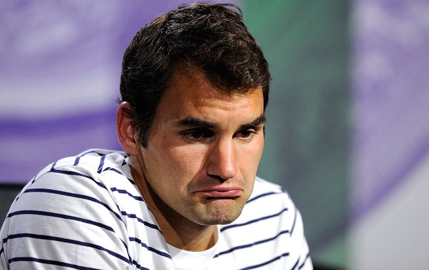 Roger Federer derrota coletiva tênis (Foto: AP)