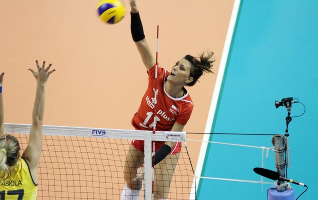 Grand Prix de Volei - Brasil x Polonia, Skowronska (Foto: FIVB)