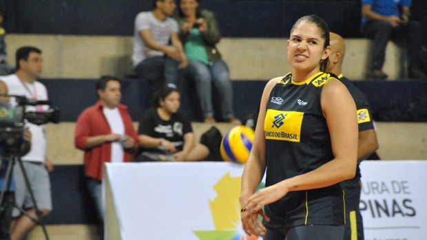 Volei Natália Seleção Brasil (Foto: João Gabriel Rodrigues)