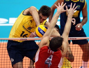 lucão brasil x eua volei masculino maracananzinho (Foto: Fabio Motta/Agência Estado)