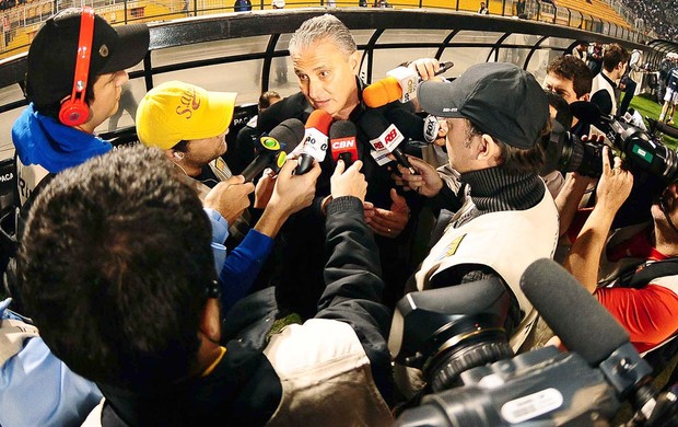 tite Corinthians e Grêmio (Foto: Marcos Ribolli)