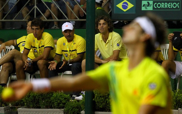 Gustavo Kuerten Guga tênis Rio Preto Copa Davis Thomaz Bellucci (Foto: Luiz Pires/FOTOJUMP)