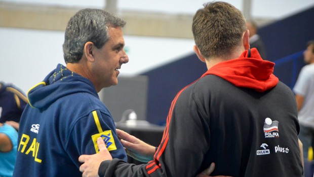 José Roberto Guimarães treino seleção brasileira vôlei (Foto: Murilo Borges)