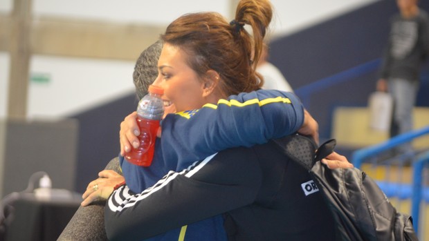 Zé Roberto Katarzyna Skowrońska treino seleção brasileira vôlei (Foto: Murilo Borges)