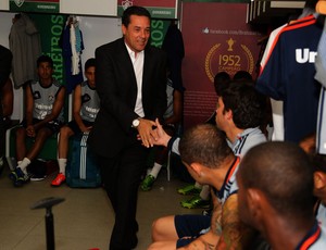 Vanderlei Luxemburgo apresentação Fluminense (Foto: Nelson Perez/Fluminense F.C.)