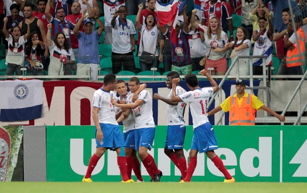 Marquinhos Gabriel gol bahia (Foto: Eduardo Martins / Ag. Estado)