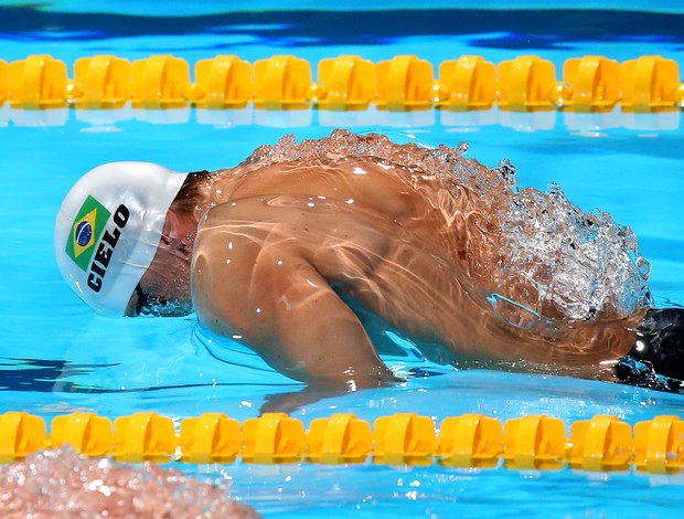 Cesar Cielo nos 50m borboleta no Mundial de Esportes Aquáticos (Foto: Satiro Sodre/SSPress)