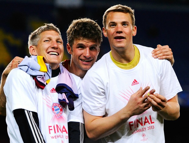 Schweinsteiger, Müller e Neuer Bayern (Foto: Getty Images)