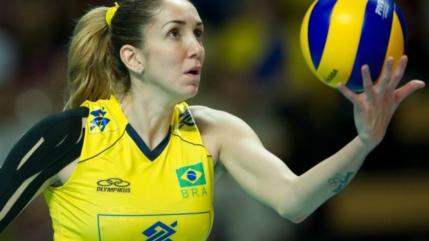 thaisa saque vôlei brasil grand prix (Foto: Getty Images)