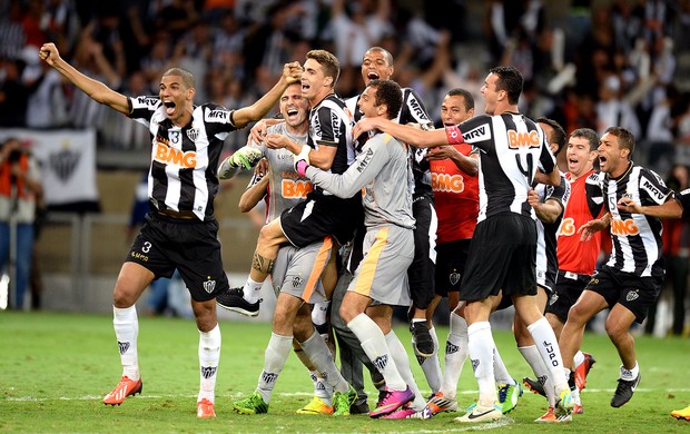 Atlético-MG festa título Libertadores (Foto: AFP)