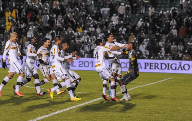 Jefferson comemoração Botafogo (Foto: Eduardo Valente / Ag. Estado)