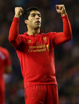 luis suarez liverpool gol wigan (Foto: Agência Getty Images)