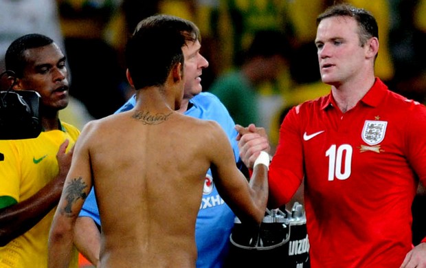 tatuagem neymar brasil e rooney inglaterra (Foto: André Durão / Globoesporte.com)