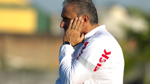 Tite treino Corinthians (Foto: Daniel Augusto Jr. / Ag. Corinthians)