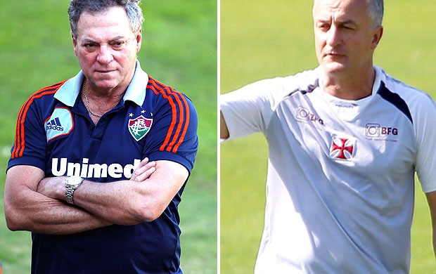 Montagem Abel Braga Dorival Junior Fluminense x Vasco (Foto: Editoria de Arte / Globoesporte.com)