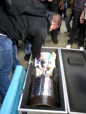 Taça Libertadores em Belo Horizonte (Foto: Themmer Ferreira / TV Globo Minas)