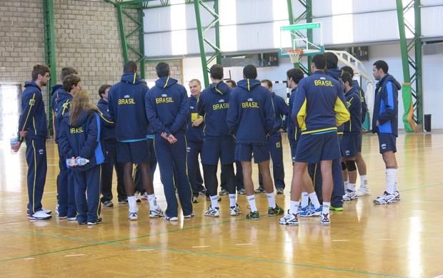 Treino seleção Mar del Plata vôlei Liga Mundial (Foto: João Gabriel Rodrigues)