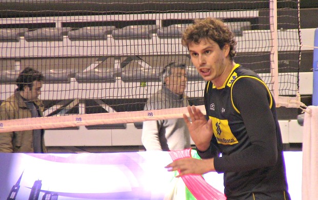 Bruninho seleção vôlei treino Mar del Plata (Foto: João Gabriel Rodrigues)