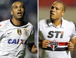 Emerson Sheik Luis Fabiano (Foto: Montagem sobre foto da Agência Estado)