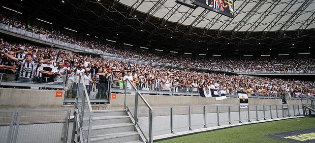 Torcida do Atlético-MG no Mineirão (Foto: Bruno Cantini / Flickr do Atlético-MG)