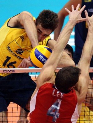 lucão brasil x eua volei masculino maracananzinho (Foto: Fabio Motta/Agência Estado)