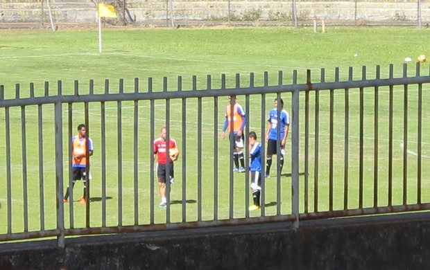 carlos eduardo marcelo moreno flamengo treino fechado (Foto: Richard Souza)