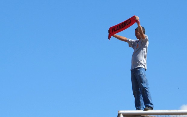 flamengo torcida treino (Foto: Richard Souza)