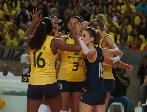 brasil holanda amistoso volei (Foto: Thiago Parmalat/CBV)