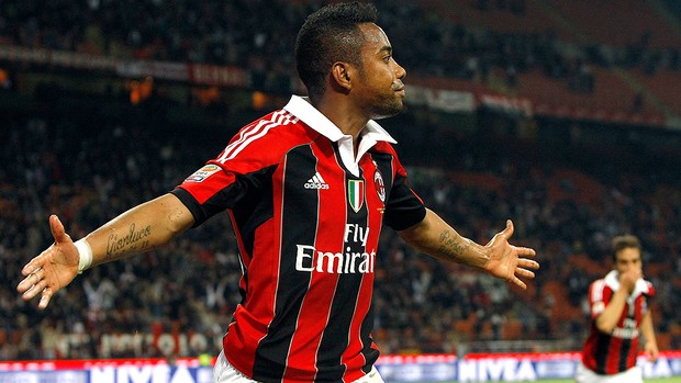 Robinho, Milan x Atalanta (Foto: Reuters)