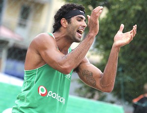 vôlei de praia Pedro Solberg na etapa da Finlândia (Foto: Divulgação FIVB)